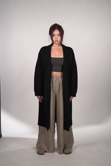 Long Knit Coatigan